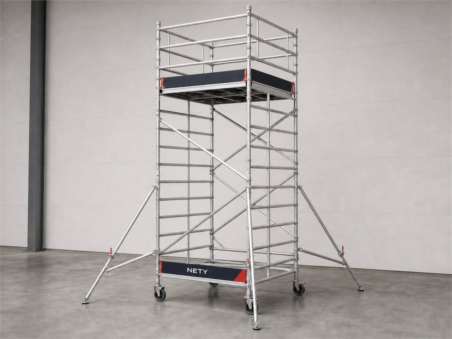 Tour roulante aluminium NETY pour travaux en hauteur